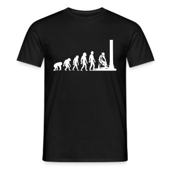 Forester Lumberjack Forest worker Forester - Men's T-Shirt - black - Front - AI Model Male 178 light (178cm)