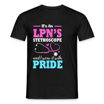 Krankenschwester Krankenpfleger Krankenpflegerin - Männer T-Shirt - Schwarz - Vorne - AI Model Male 178 light (178cm)