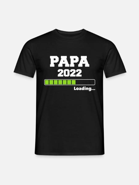 Future Dad 2022 Father-to-be - Men's T-Shirt - black