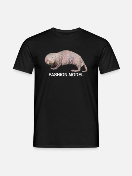 Nøgne mole muldyr - Mænd T-shirt - sort