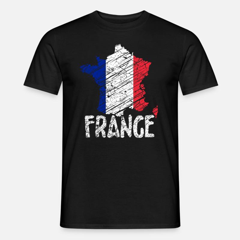 Frankreich Paris - Männer T-Shirt - Schwarz