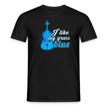 Bluegrass Musik Spieler Banjo Vintage - Männer T-Shirt - Schwarz - Vorne - AI Model Male 178 light (178cm)
