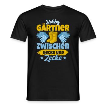 Gärtner Garten Geschenk Gartenarbeit Geschenk - Männer T-Shirt - Schwarz - Vorne - AI Model Male 178 light (178cm)