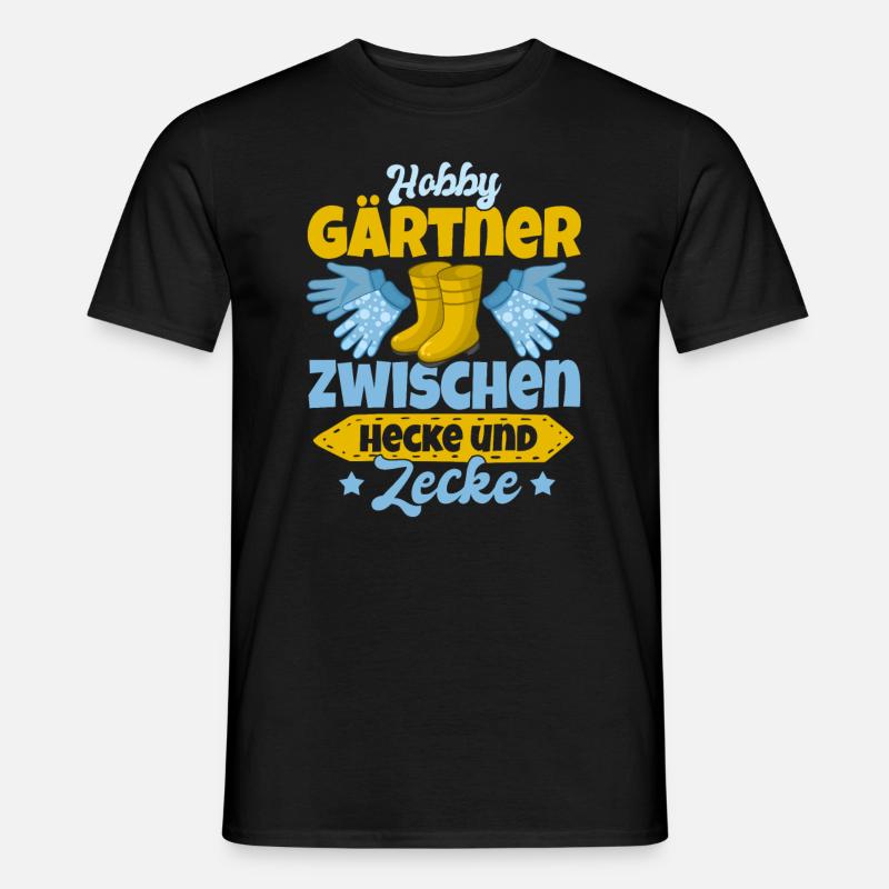 Gärtner Garten Geschenk Gartenarbeit Geschenk - Männer T-Shirt - Schwarz