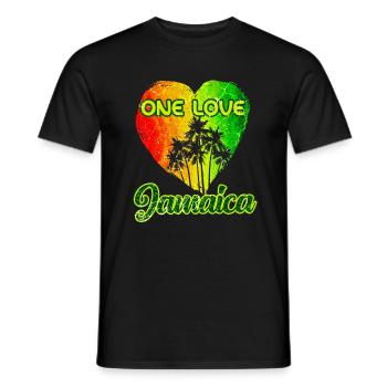 Jamaïque Caraïbes vacances - T-shirt homme - noir - Devant - AI Model Male 178 light (178cm)