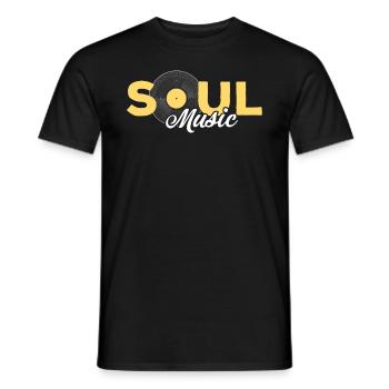 Soul Musik Musiker Black Musik Geschenk - Männer T-Shirt - Schwarz - Vorne - AI Model Male 178 light (178cm)
