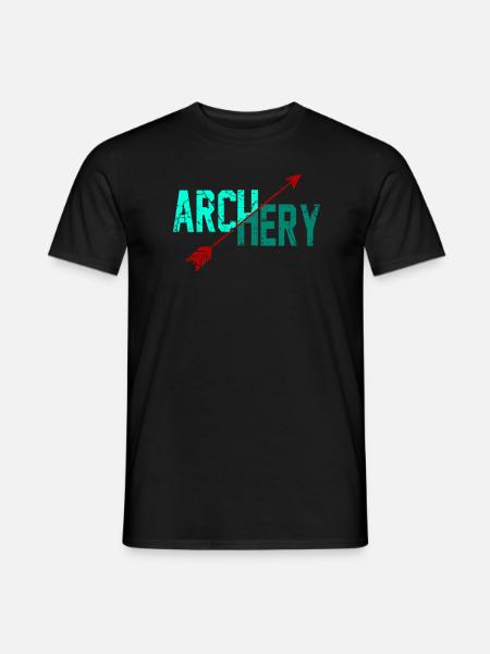 Bow and arrow crossbow archer - Men's T-Shirt - black
