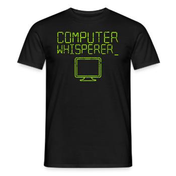 Informaticien informaticien informaticien - T-shirt homme - noir - Devant - AI Model Male 178 light (178cm)