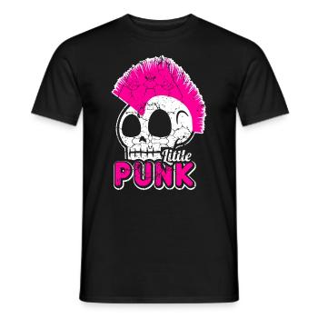 Punk rock music punk rocker punks punk gift - Men's T-Shirt - black - Front - AI Model Male 178 light (178cm)