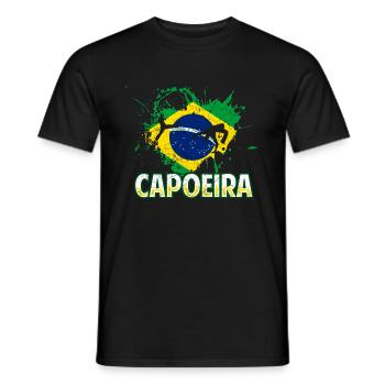 Capoeira Atlethical Brésil Art Martial - T-shirt homme - noir - Devant - AI Model Male 178 light (178cm)