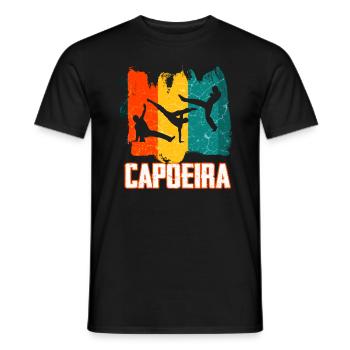 Capoeira Atlethical Brésil Art Martial - T-shirt homme - noir - Devant - AI Model Male 178 light (178cm)