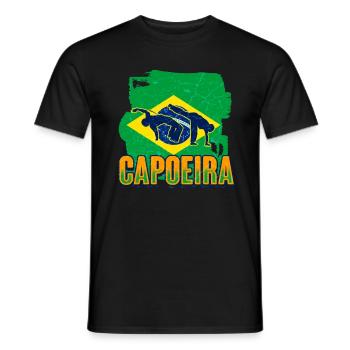Art martial de Capoeira Brésil - T-shirt homme - noir - Devant - AI Model Male 178 light (178cm)