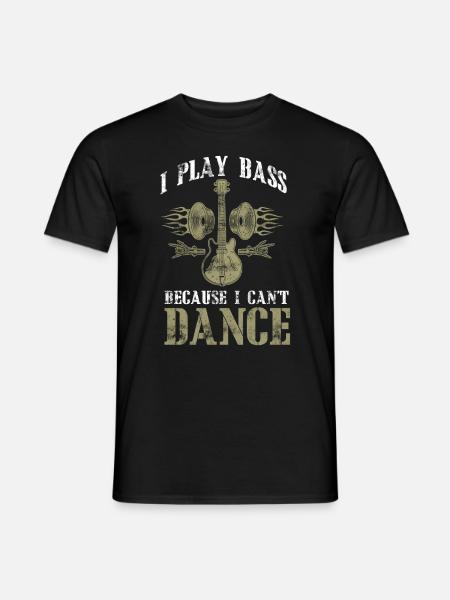Bass player bass player bass player bass player - Men's T-Shirt - black