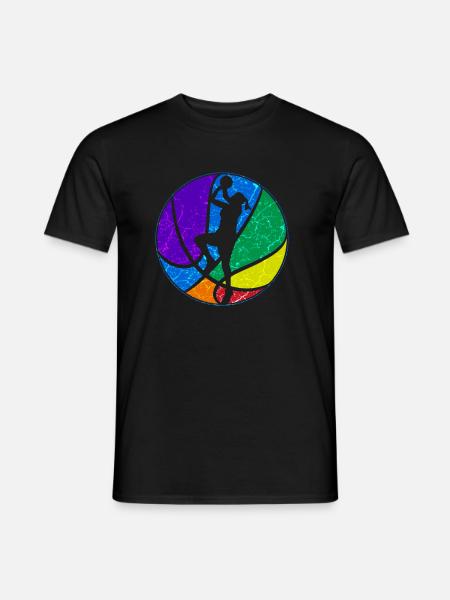 Basket-ball filles - T-shirt homme - noir