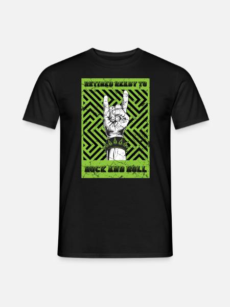 Renter Rock and Roll - Men's T-Shirt - black