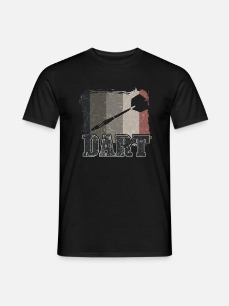 Dart player dart arrows - Men's T-Shirt - black