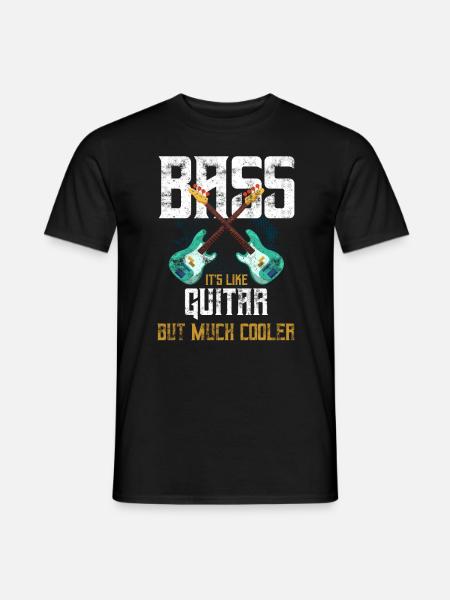 Bass Guitarist Bass Player - Men's T-Shirt - black