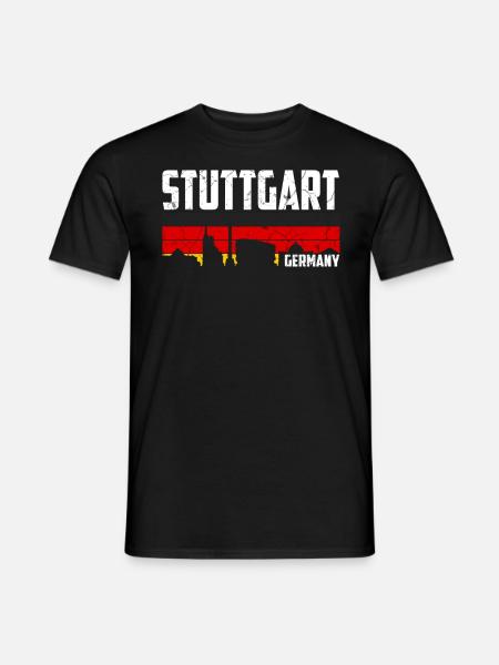 Stuttgart Germany - Men's T-Shirt - black