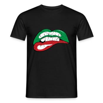 Italia Liebe Italien - Männer T-Shirt - Schwarz - Vorne - AI Model Male 178 light (178cm)
