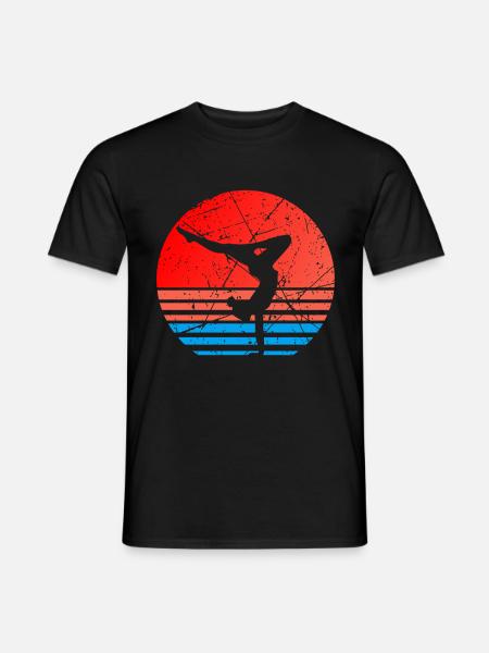 Gymnaste gymnaste gymnastique gymnastique - T-shirt homme - noir