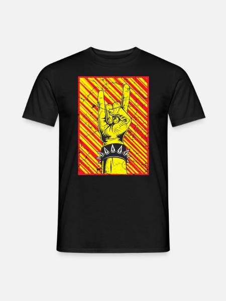 Devil's Horn Punks Punk - Men's T-Shirt - black