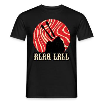 Batterie règle bâtons de batterie - T-shirt homme - noir - Devant - AI Model Male 178 light (178cm)