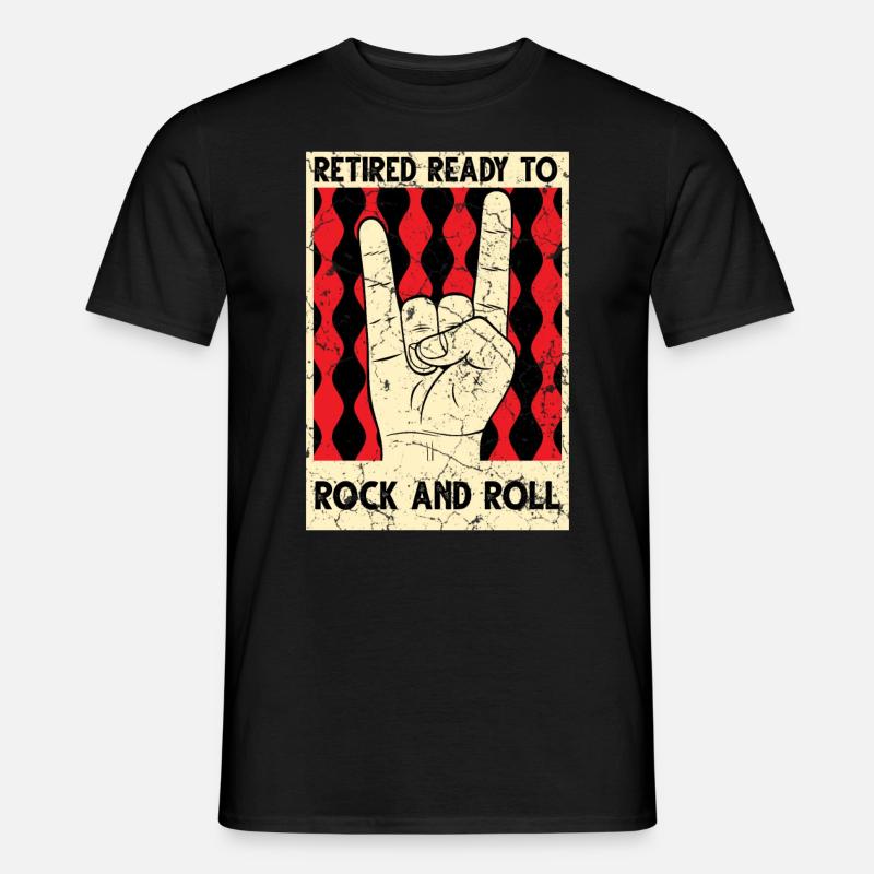 Renter Rock - Männer T-Shirt - Schwarz