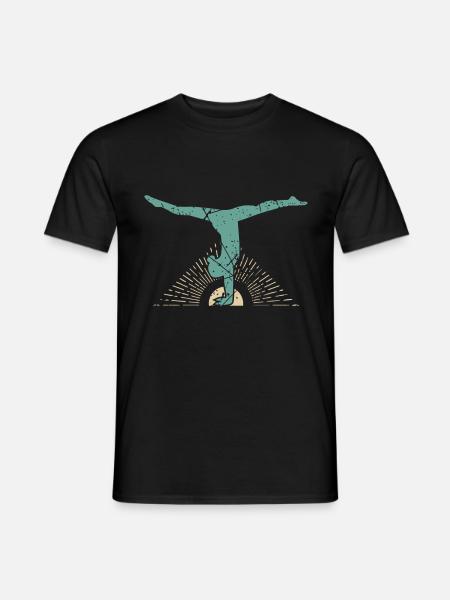 Gymnaste gymnaste gymnastique gymnastique - T-shirt homme - noir