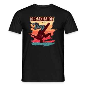 Breakdance Junge Breakdancing Kinder - Männer T-Shirt - Schwarz - Vorne - AI Model Male 178 light (178cm)
