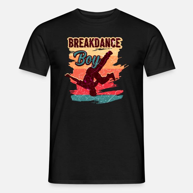 Breakdance Junge Breakdancing Kinder - Männer T-Shirt - Schwarz