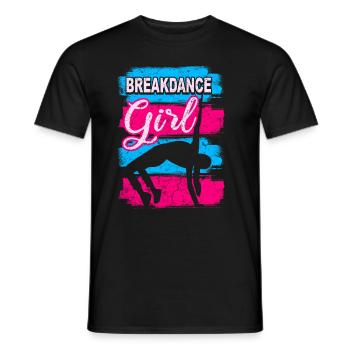 Tanz Tanzen Breakdance Mädchen - Männer T-Shirt - Schwarz - Vorne - AI Model Male 178 light (178cm)