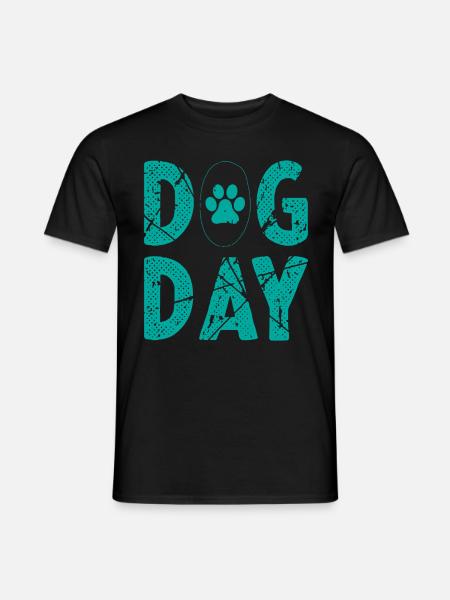 Dog lovers dog language - Men's T-Shirt - black