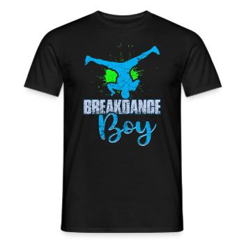 Breakdance Junge Breakdancing Kinder - Männer T-Shirt - Schwarz - Vorne - AI Model Male 178 light (178cm)