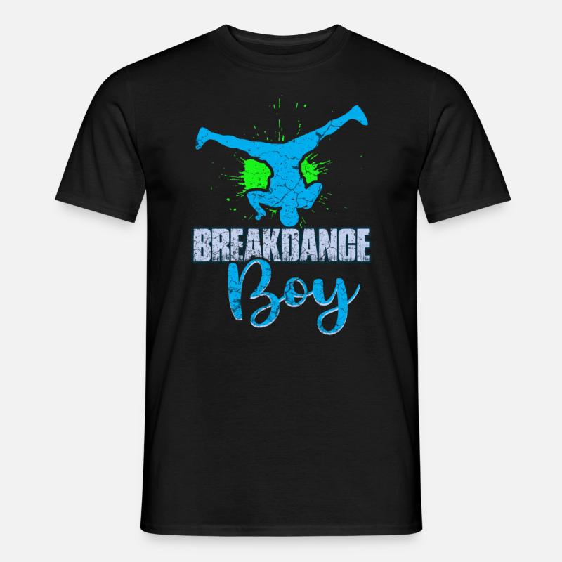 Breakdance Junge Breakdancing Kinder - Männer T-Shirt - Schwarz