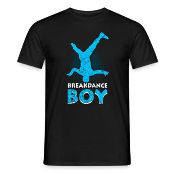 Breakdance Junge Tänzer Breakdancing - Männer T-Shirt - Schwarz - Vorne - AI Model Male 178 light (178cm)