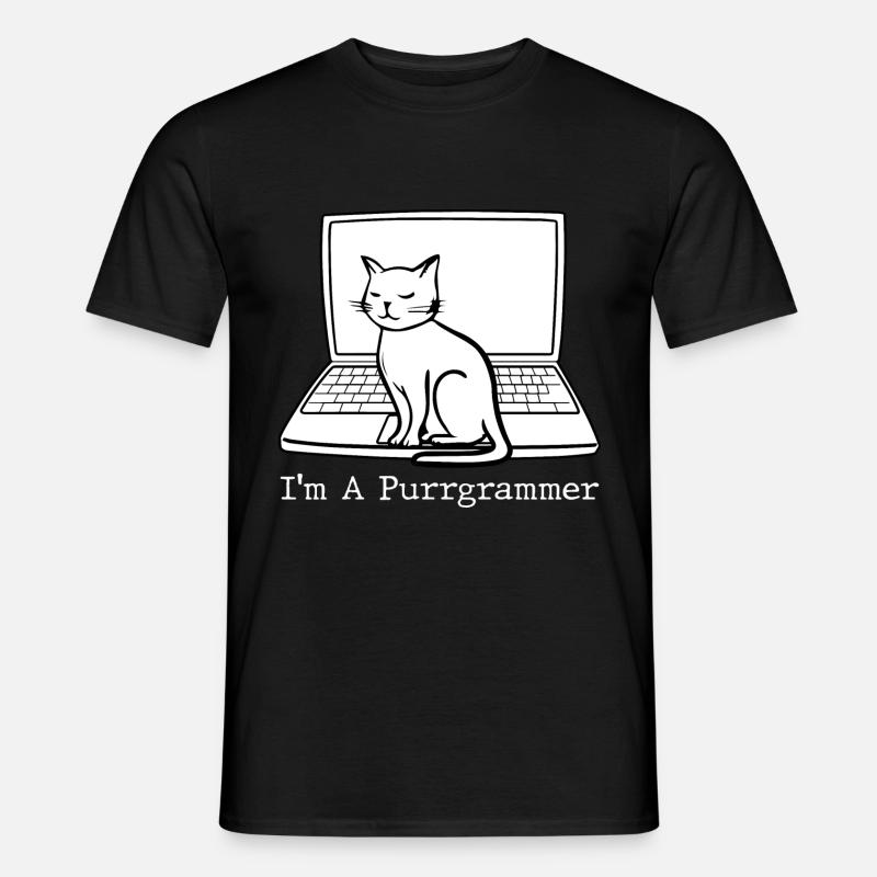 Programmierer Coder Software Entwickler - Männer T-Shirt - Schwarz