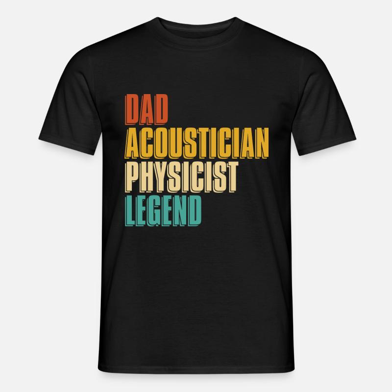 Physik Physiker - Männer T-Shirt - Schwarz