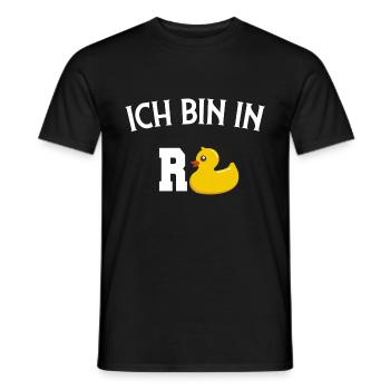 Don de pension - T-shirt homme - noir - Devant - AI Model Male 178 light (178cm)