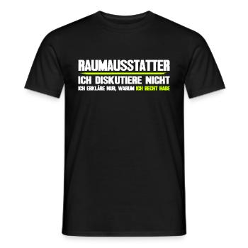 Interior Decorator Gift Funny Saying - Men's T-Shirt - black - Front - AI Model Male 178 light (178cm)