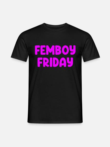 Femboy Friday - Men's T-Shirt - black