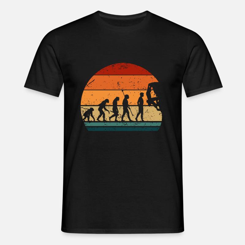 Climbing Evolution Climbing Bouldering - Men's T-Shirt - black