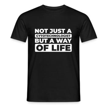 Cytotechnologist - Men's T-Shirt - black - Front - AI Model Male 178 light (178cm)