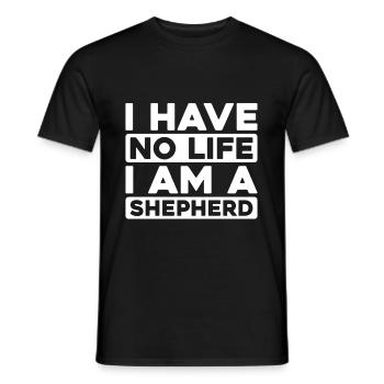 Shepherd Shepherd - Men's T-Shirt - black - Front - AI Model Male 178 light (178cm)