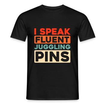Jongleur - T-shirt homme - noir - Devant - AI Model Male 178 light (178cm)