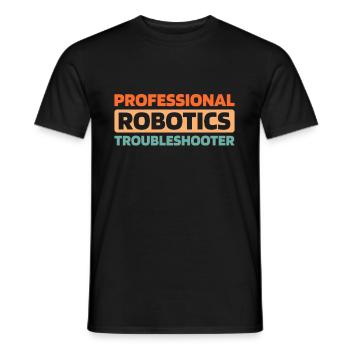 Technicien en robotique - T-shirt homme - noir - Devant - AI Model Male 178 light (178cm)