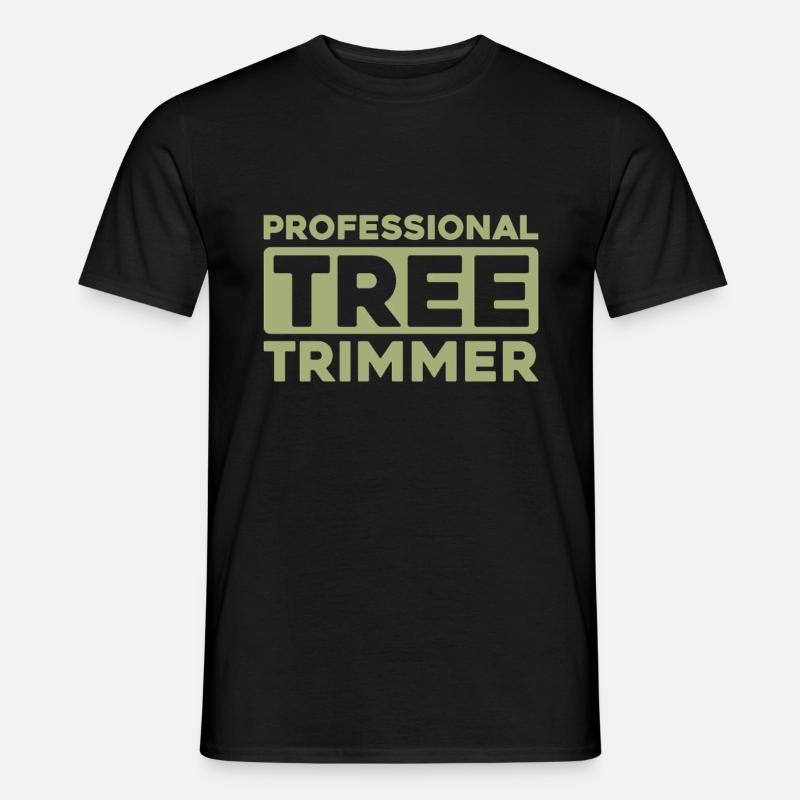 Baumschneider - Männer T-Shirt - Schwarz