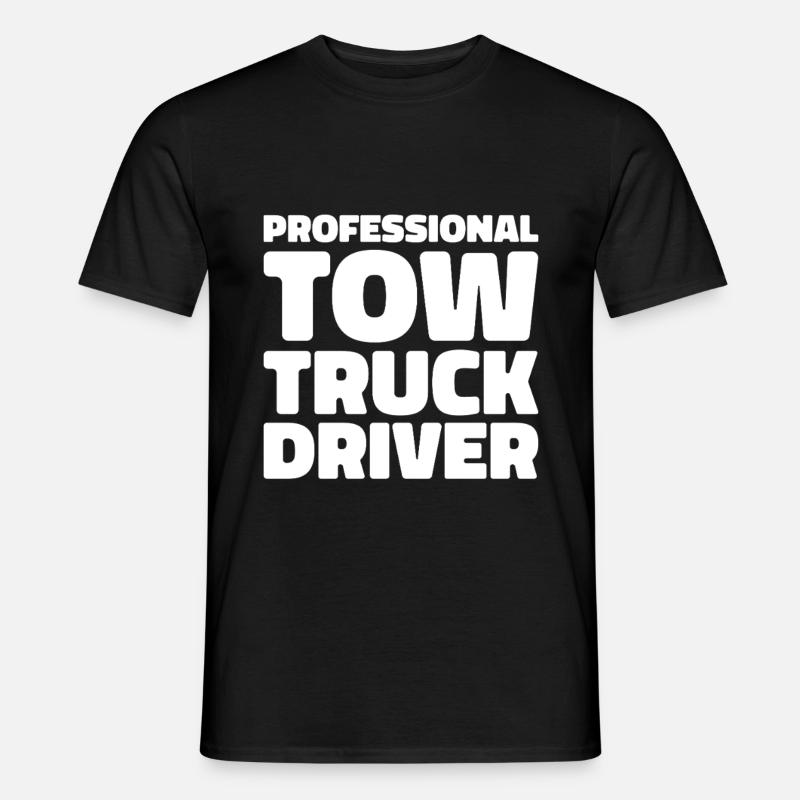 Abschleppdienst Abschlepper - Männer T-Shirt - Schwarz
