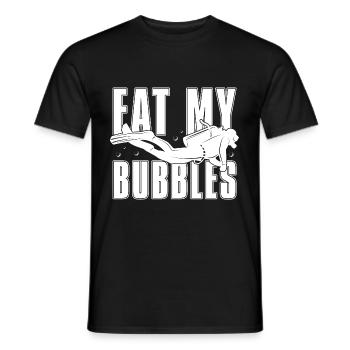 Scuba Diving Divers Diving - Men's T-Shirt - black - Front - AI Model Male 178 light (178cm)