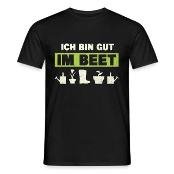 Gärtner Ich Bin Gut Im Beet - Männer T-Shirt - Schwarz - Vorne - AI Model Male 178 light (178cm)