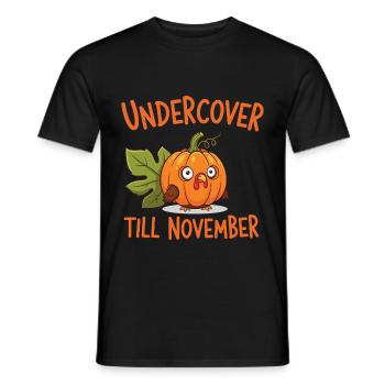 Undercover Truthahn - Männer T-Shirt - Schwarz - Vorne - AI Model Male 178 light (178cm)